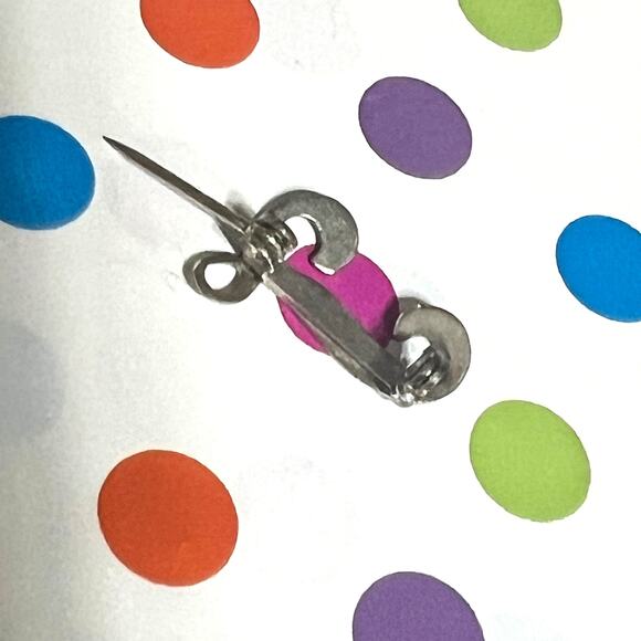 Set of 3 Vintage Gold Silver Initial Letter J Brooch Pin Monogram Cursive Script - Picture 7 of 8